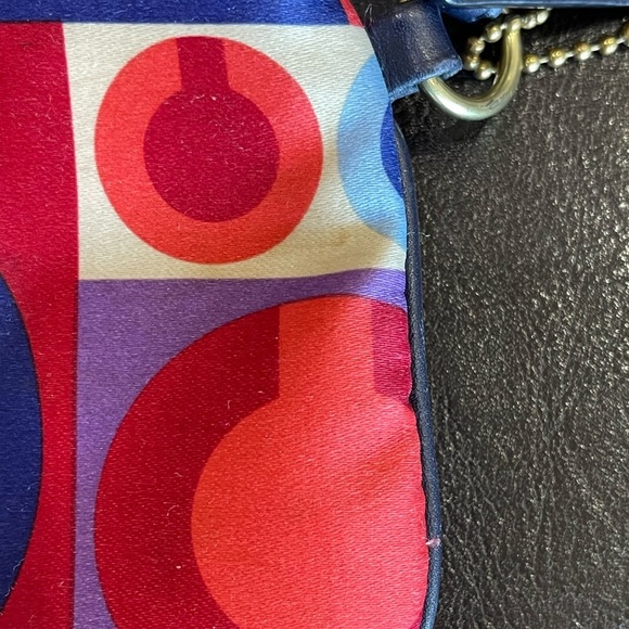 Coach Resort OP art satin wristlet - Picture 7 of 14